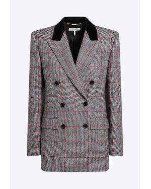 ジャケット Chloe Embroidered Wool Blazer Chloé Horse Embroidered Blazer in Black | Lyst