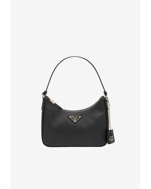 Prada Mini Re-Edition 2005 Shoulder Bag - Black