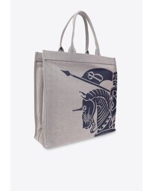Burberry Ekd Tote Bag in Blue for Men | Lyst