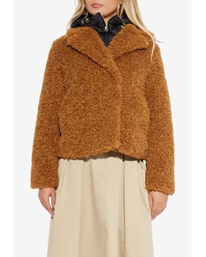 Moncler Barbot Down Jacket - Brown