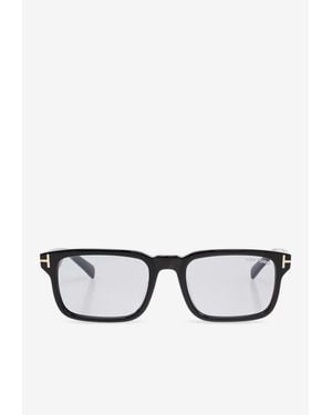 Tom Ford T Logo Square Sunglasses - Grey
