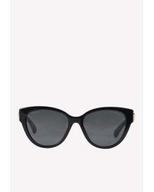 CHANEL Butterfly Sunglasses With Charms - Grey