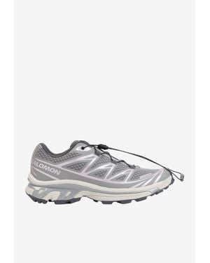 Salomon Xt-6 Steel Streets Low-Top Sneakers - Gray