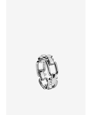 Eera Reine Chain Ring - White