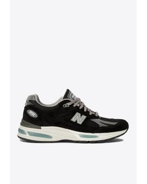 New Balance 991V2 Low-Top Sneakers - Black