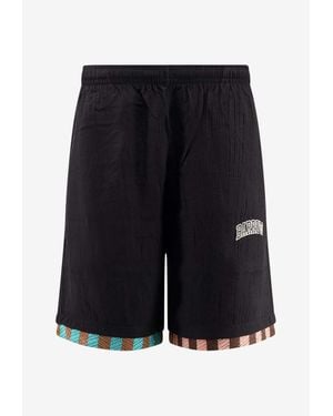 Barrow Logo Casual Shorts - Blue
