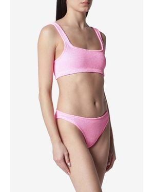 Hunza G Xandra Crinkled Bikini - Pink