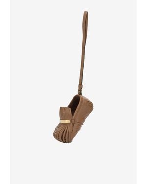 Tod's Loafer-Shaped Keychain - White