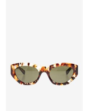 Chloé Gayia Cat-Eye Sunglasses - Green