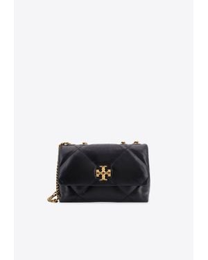 Tory Burch Small Kira Matelassé Leather Shoulder Bag - Black