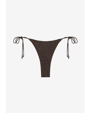 Jacquemus Triangle Bikini Bottom - White