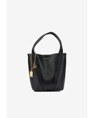 Chloé Small Spin Tote Bag - Black