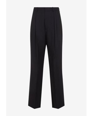 Dries Van Noten Panrom Tailored Pants - Blue