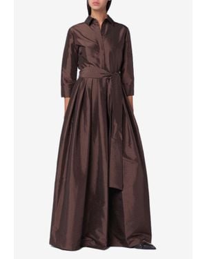 Jonathan Simkhai Julip Belted Maxi Dress - Brown
