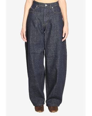 Jacquemus De-Nimes Ovalo Denim Pants - Blue
