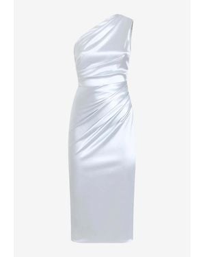 Designer White Satin Asymmetrical Dresses for Women - Up to 65% off | Lyst