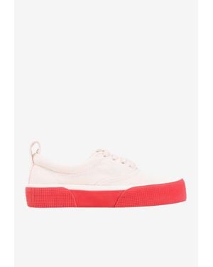 Phoebe Philo Primosole Low-Top Canvas Sneakers - White