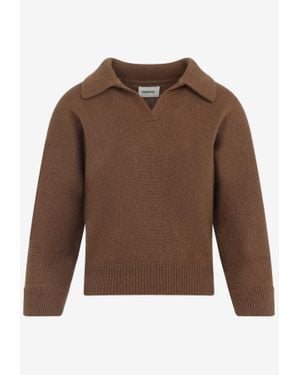 KHAITE Herve Sweater - Brown