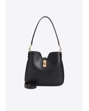 Celine Small Camille Leather Shoulder Bag - Black