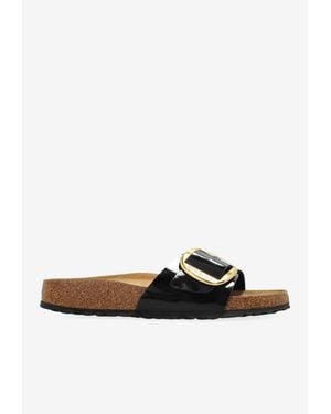Birkenstock Madrid Big Buckle Slides - White
