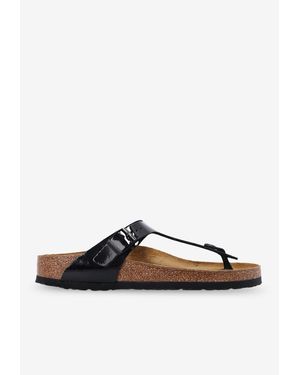 Birkenstock Gizeh Birko-Flor Sandals - Black