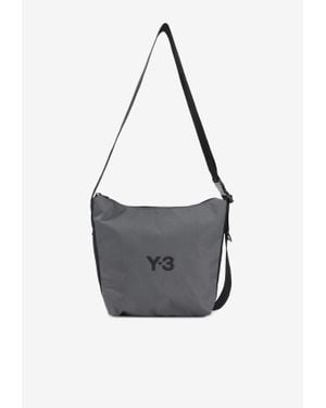 Y-3 Small Logo Messenger Bag - Grey