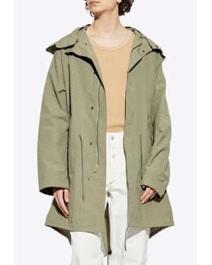 Givenchy Monogram 72 Hooded Parka - Green