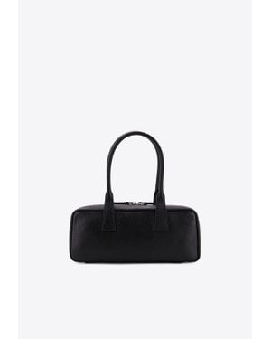 STAUD Dude Leather Shoulder Bag - Black