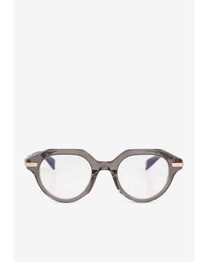 Balmain Geometric-Framed Prescription Glasses - Multicolor