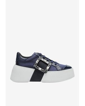 Roger Vivier Viv' Skate Sneakers - Blue