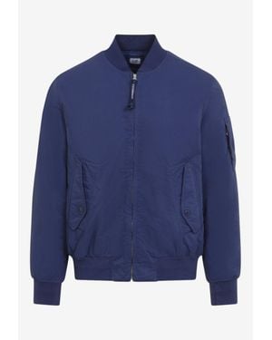 C.P. Company T-Flatt Padded Bomber Jacket - Blue