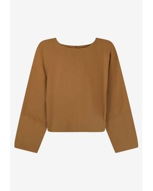 Soeur Armand Long-Sleeved Top - Natural