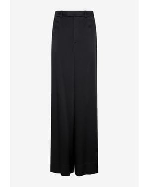 Saint Laurent Straight-Leg Pants - Black