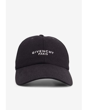 Givenchy Logo Embroidered Cap - Blue