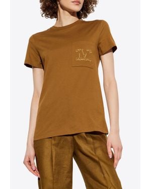MAX MARA★W'S CERVINO COTTON S/S TEE - CERVINO 001 111348 Cotton t shirts | Max Mara