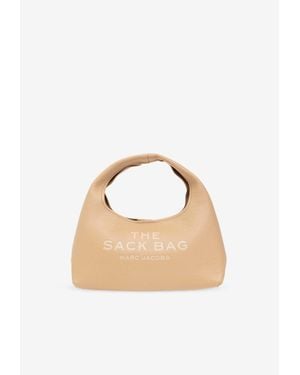 Marc Jacobs Mini Sack Leather Shoulder Bag - Natural