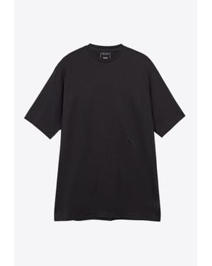 Y-3 Logo Print Crewneck T-Shirt - Black