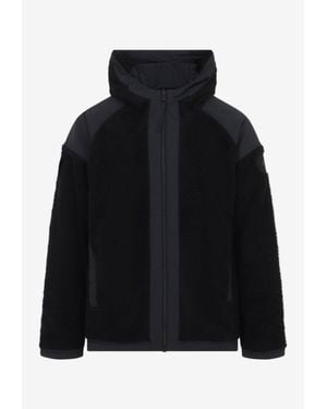 Canada Goose Alberni Reversible Fleece Hooded Jacket - Black