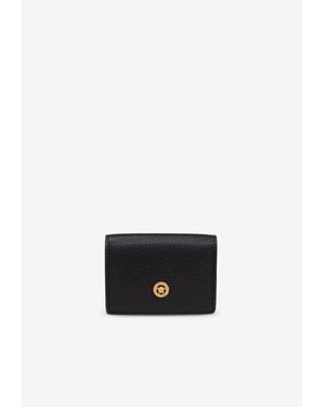 Versace Medusa Biggie Tri-Fold Wallet - White