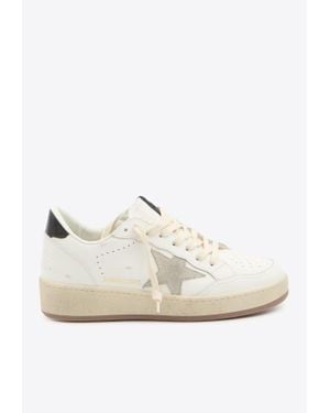 Golden Goose Ball Star 2 Leather Sneakers - White