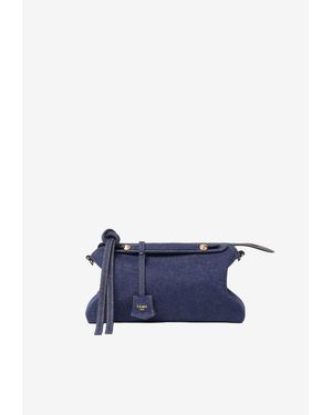 Fendi Medium By The Way Soft Denim Bag - Blue