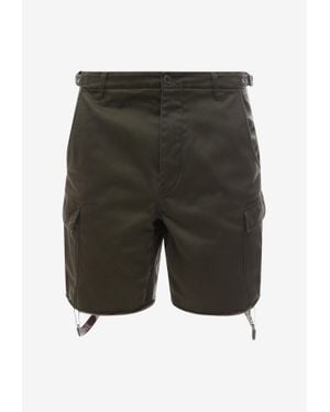 Celine Cargo Shorts With Straps - Green