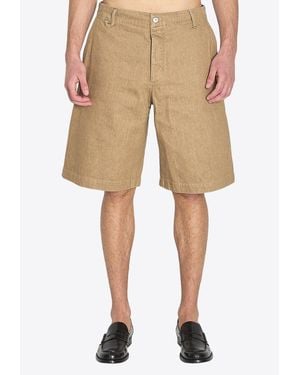 Jacquemus De-Nimes Pastro Bermuda Shorts - Natural
