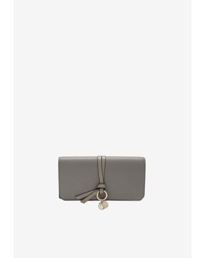 Chloé Alphabet Flap Wallet - White