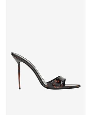 Paris Texas Lidia 105 Patent Leather Mules - White