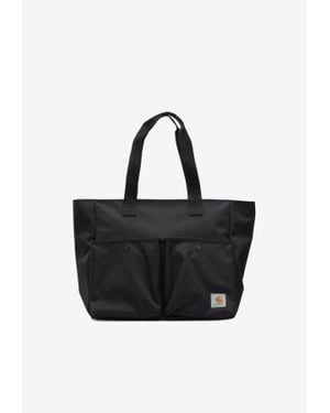 Carhartt Jake Logo Patch Nylon Tote Bag - Black