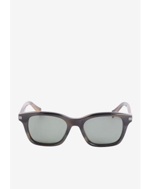 ZEGNA 232 Road Square Sunglasses - Gray