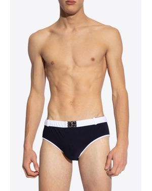 Dolce & Gabbana Brando David Swim Briefs - Blue