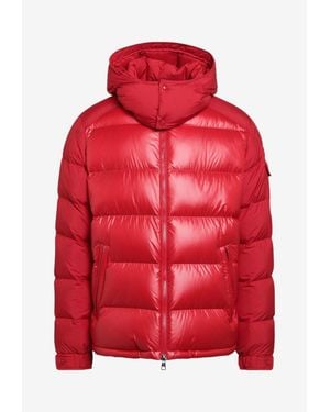 Moncler Maya Short Down Jacket - Red