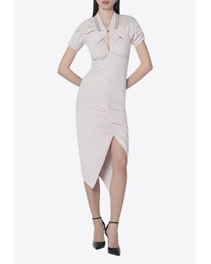 Vivienne Westwood Pulling Knee-Length Dresses Dress - White